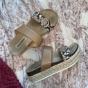 Steve Madden Snakeskin Sandals